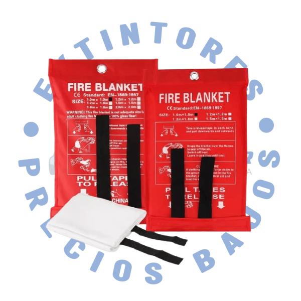 manta ignifuga 1 metro x 1 metro - apaga fuego